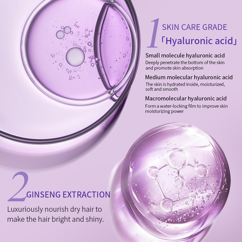 Caviar Extract Repair Smoothing Hair Care Set Strengthening Provide Bath Professional Organic Shampoo and Conditioner Set