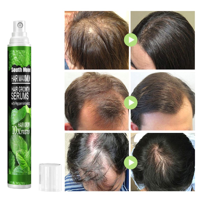 Hot Selling Herbal Instant Mint Hair Growth Serum Organic Concentrated Oil for Daily Use Nourishing Hair Regrowth Hair Grow