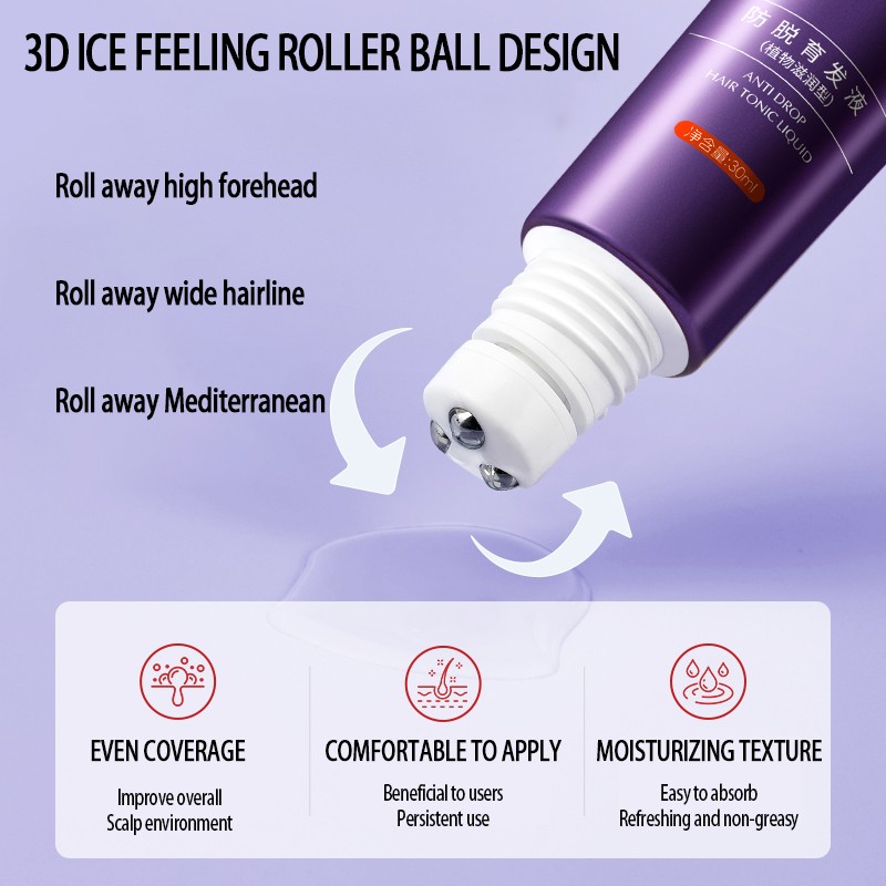 Organic Vegan White Hacker Herbal Extract Hair Development Essence Anti-Removal Nourishing Liquid Tough Hair Root Ball Essential