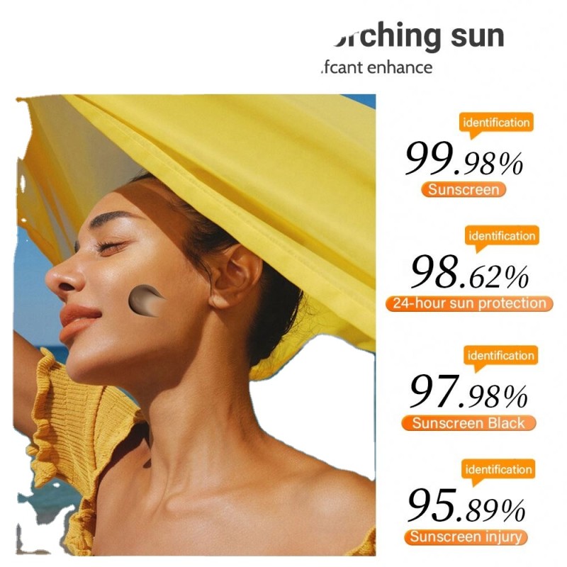 SPF 50 Face Body Sun Screen Cream Moisturizing Lightening Sun Cream UV Sunblock Lotion for Black Skin Sun Screen Cream