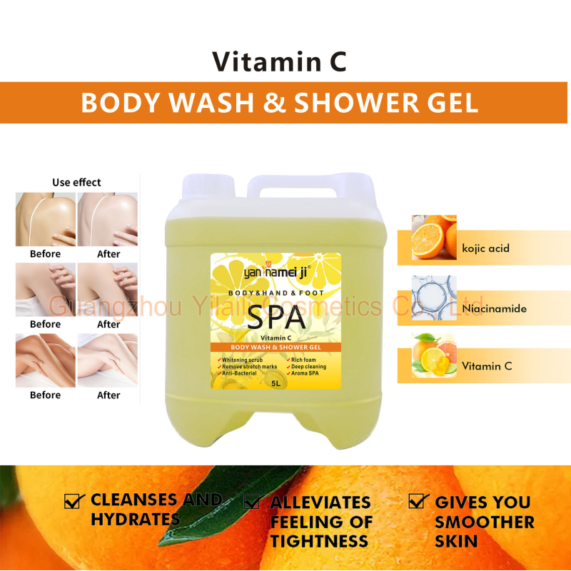 Lavender Shower Gel 5L Batch Herbal Concentrated Formula Silky Skin Refreshing Strawberry Fragrance Mild Shower Gel