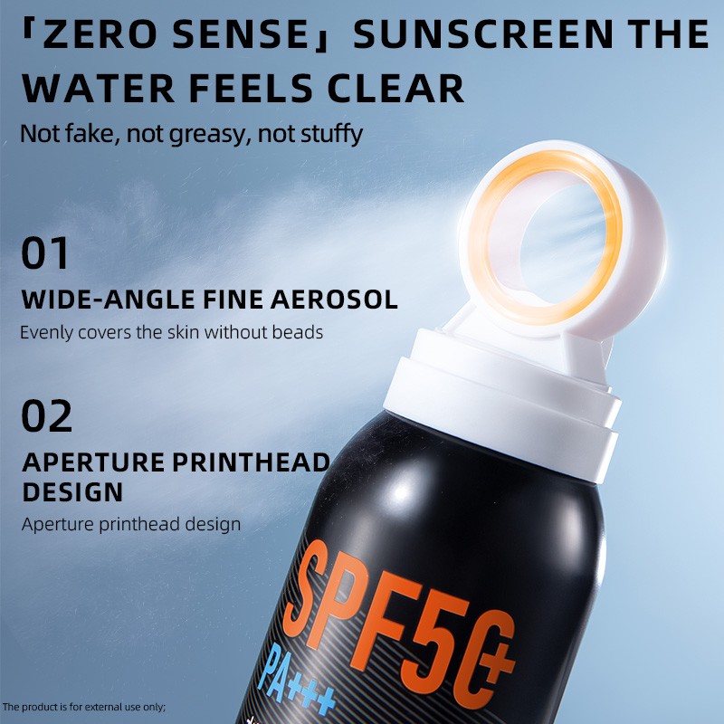 Private Label Jekise 50+++ Vegan Organic Body Sunscreen Spray Long-Lasting UV Protection Moisturizing Waterproof Customizable