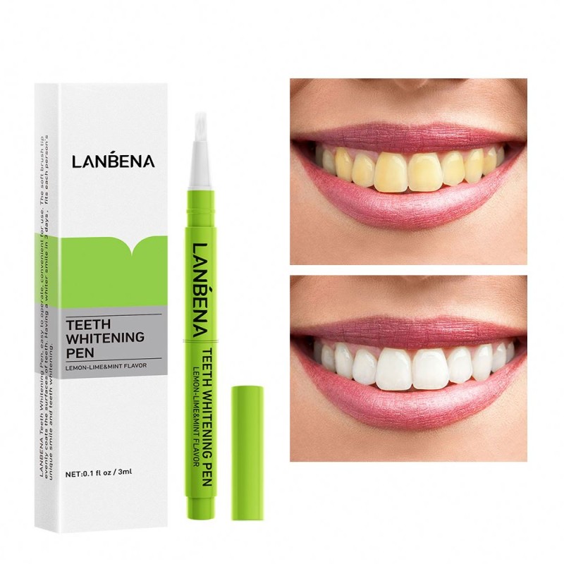 Custom Logo Teeth Whitening Pen 3ml Sensitive Tooth Bleaching Gel for Oral Care and Stain Removal