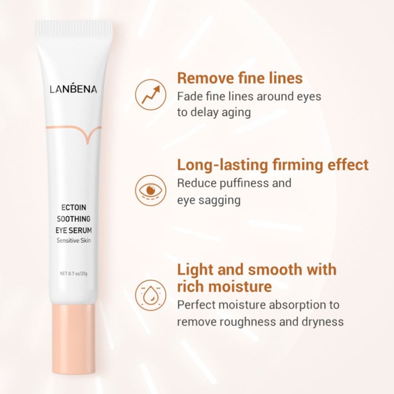LANBENA Ectoin Eye Serum Anti-Wrinkle Eye Cream Anti-Aging Firming Essence Dark Circles & Fine Lines Removal Eye Cream