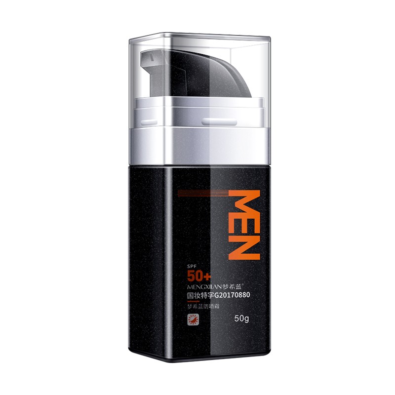 Custom Private Label Natural and Organic Men's Sunscreen for Beauty 50ml Natural and Organic Vegan for Sun Protection