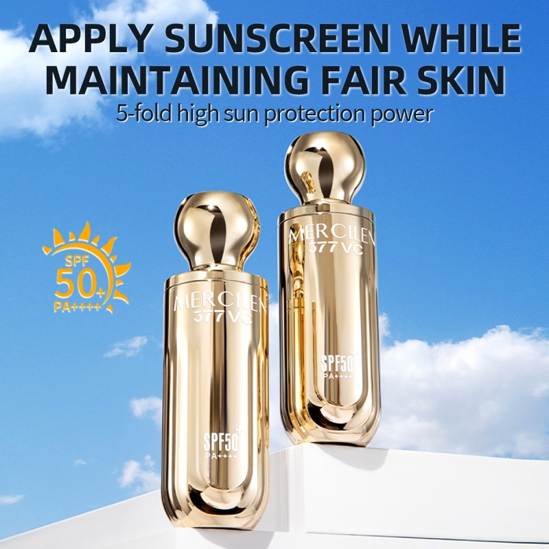 MERCILEN Whitening Sunscreen Full Body Sun Protection Highly Isolated Waterproof Spf50 PA++++ Facial Whitening Sunscreen Cream