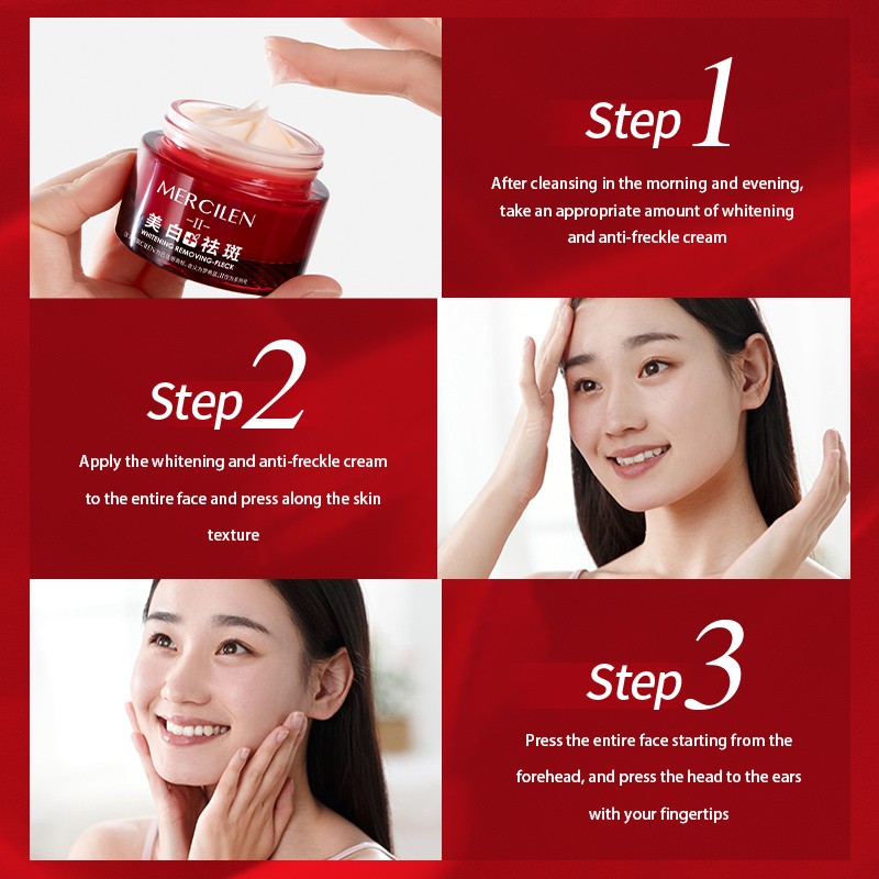Moisturizing Whitening Dark Spot Removing Freckle Cream OEM ODM Anti-aging Facial Whitening Female Moisturizer