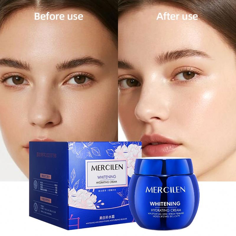 MERCILEN Whitening Cream Hydrating Moisturizing Brightening Complexion Skin Care Collagen Retinol Facial Whitening Cream