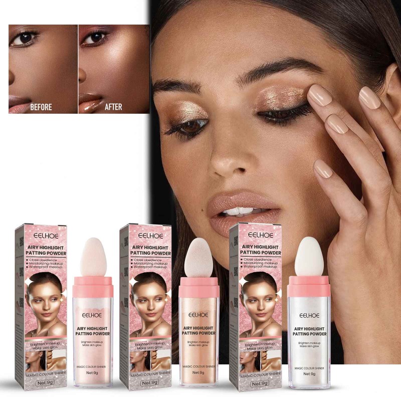 Factory Wholesale Loose High Light Makeup Gold Bronze Long Lasting Private Label Highlighter Powder