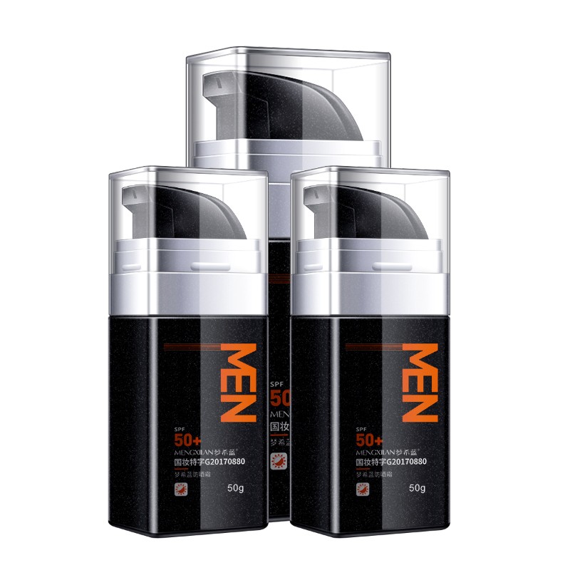 Custom Private Label Natural and Organic Men's Sunscreen for Beauty 50ml Natural and Organic Vegan for Sun Protection