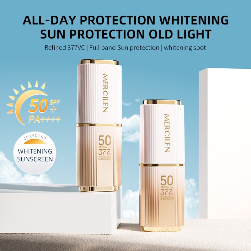 MERCILEN Mineral Sunscreen Sunblock Whitening Moisturising Refreshing High Quality Face Body Whitening SPF50 PA++++ Sunscreen