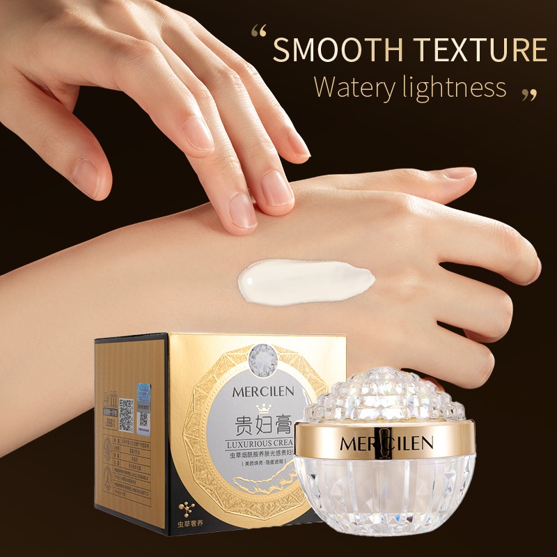 MERCILEN Moisturizer Anti-wrinkle Facial Cream Cordyceps Sinensis Nicotinamide Nourishing Repair Sensitive Collagen Facial Cream