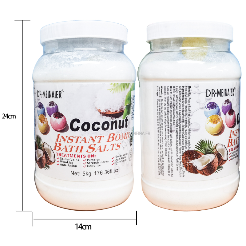 Explosion Petal Bath Salt 5kg Bulk Mineral Body Scrub Instant Soak Powder Nourishing Moisturizing