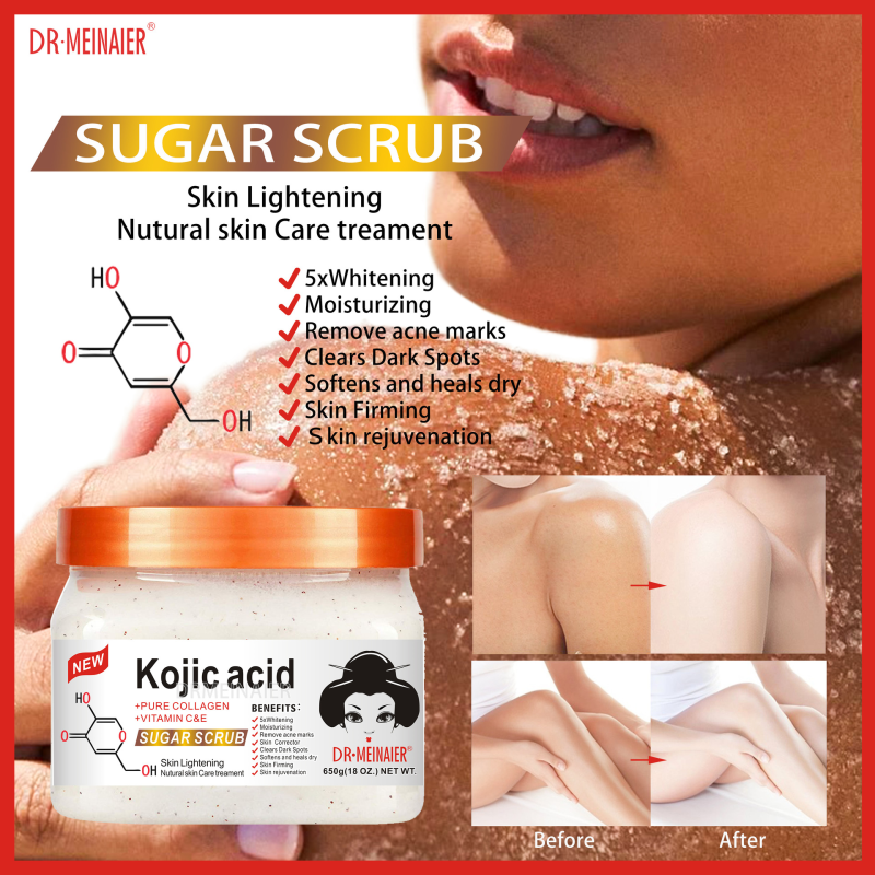 Vegan Kojic Acid Skincare Set Whitening Skin Care Hydrating Moisturizing  Cream Face Nourishing Skin Care Set