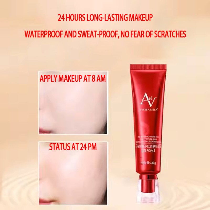 Red Ginseng Concealer Makeup Bright Skin BB Cream CC Cream Whitening and Brightening Isolation Foundation