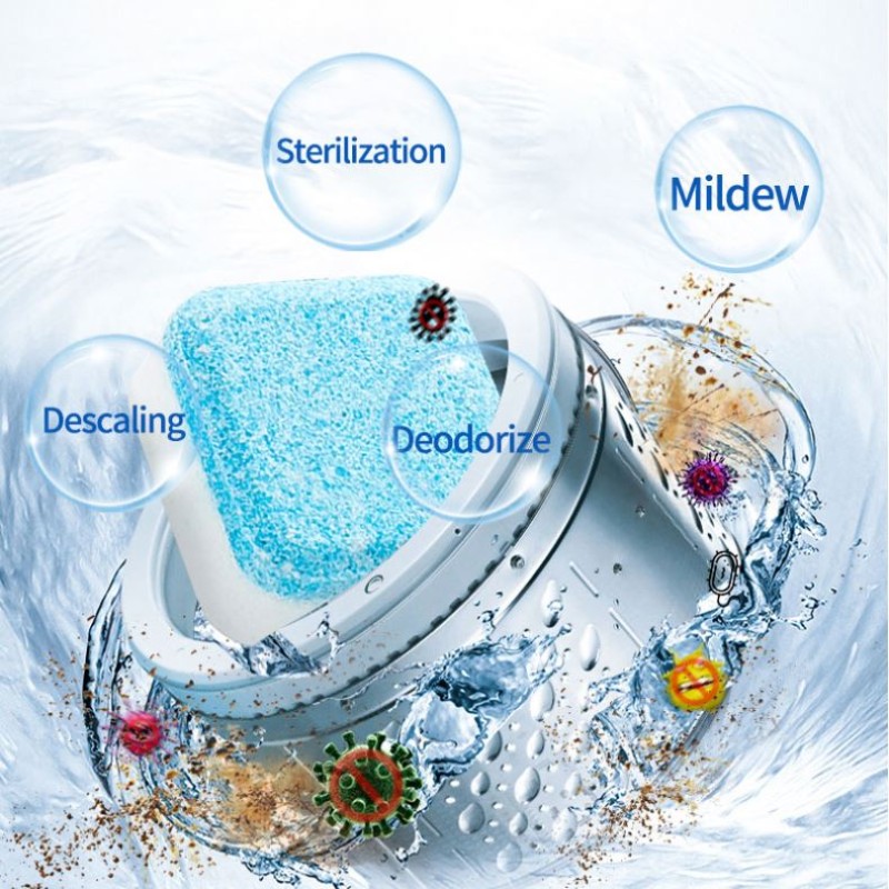 Eco-Friendly Household Washing Machine Cleaner Tablets Solid Effervescent Cleaning Tablet Deep Effective Laundry Machine