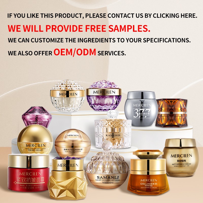 MERCILEN Anti Aging Wrinkle Cream Face Firming Repairing  Moisturizer Vitamin C Collagen Vegan Skin Care Whitening Freckle Cream