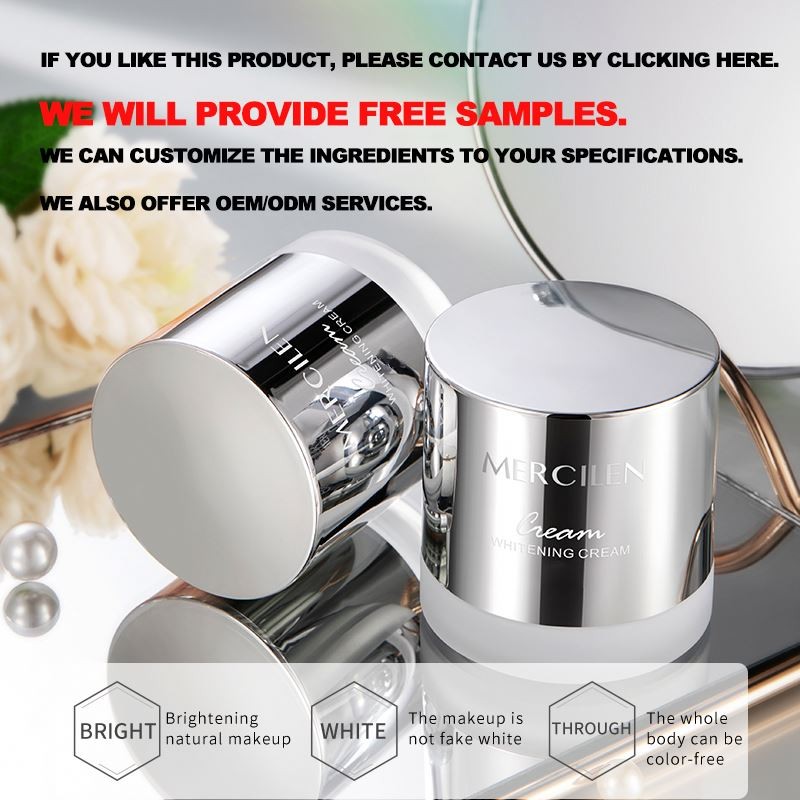 MERCILEN Spot Removal Whitening Face Cream OEM Skin Care Brightening Complexion Hydrating Moisturizing Whitening Facial Cream