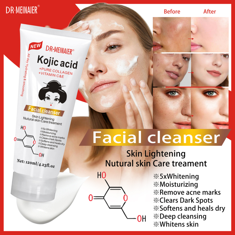 Vegan Kojic Acid Skincare Set Whitening Skin Care Hydrating Moisturizing  Cream Face Nourishing Skin Care Set