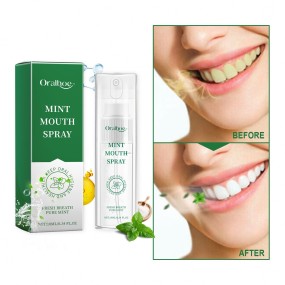 EFERO Professional Easy Deodorant Mint Mouth Spray Fruit Flavor Fresh Breath Freshener Natural Ingredients Mouth Deodorant Spray