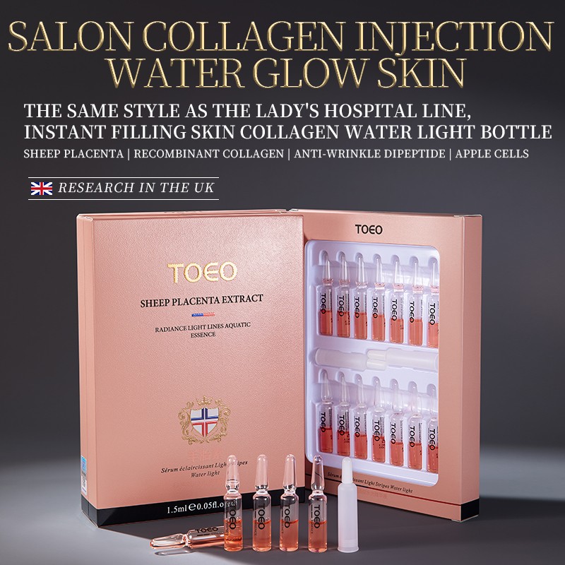 Facial Ampoule Serum Hyaluronic Acid Based Hydrating Whitening Nourish Serum Natural Anti-Aging Repair Face Skin Care Serum