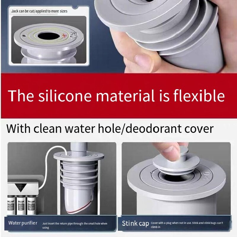 Floor Drain Seal Factory - Odor-Proof Joint Ring