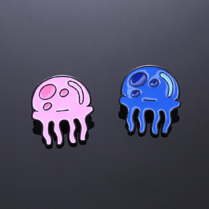Enamel Pin Factory - Cute Jellyfish Marine Brooch