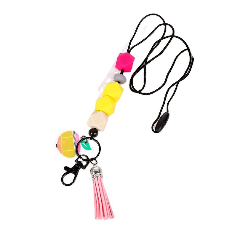 Keychain Lanyard Factory - Hexagon Silicone Beads