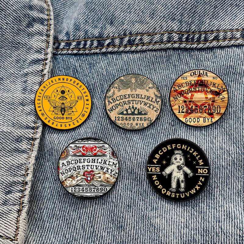 Enamel Pin Factory - Horror Ouija Board Brooch