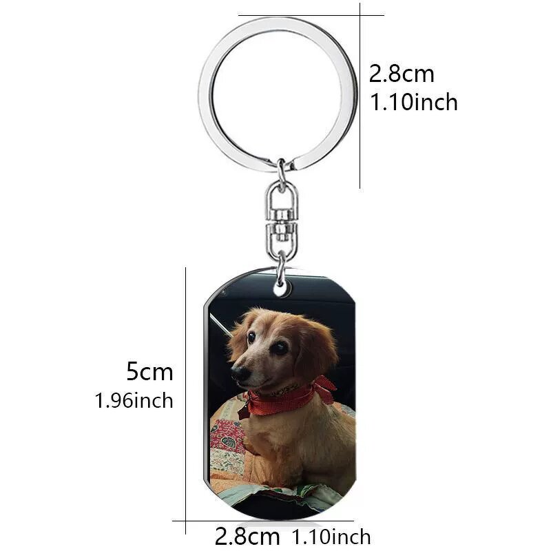 Stainless Steel Keychain Factory - Laser Printed Dog Tag