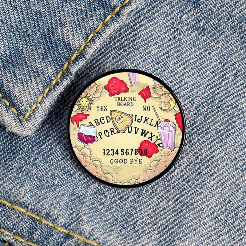 Enamel Pin Factory - Horror Ouija Board Brooch
