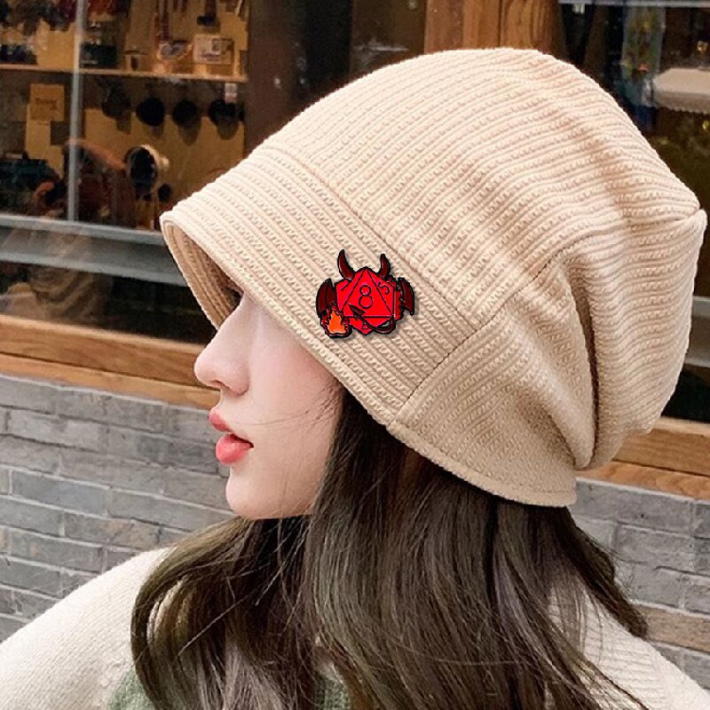 Game Brooch Factory - Devil Dice Enamel Lapel Pin