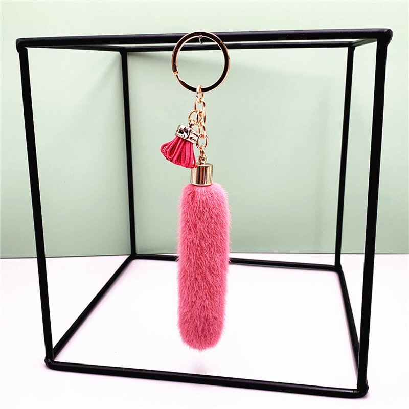 Tassel Keychain Factory - Fuzzy Car Keychain Pendant
