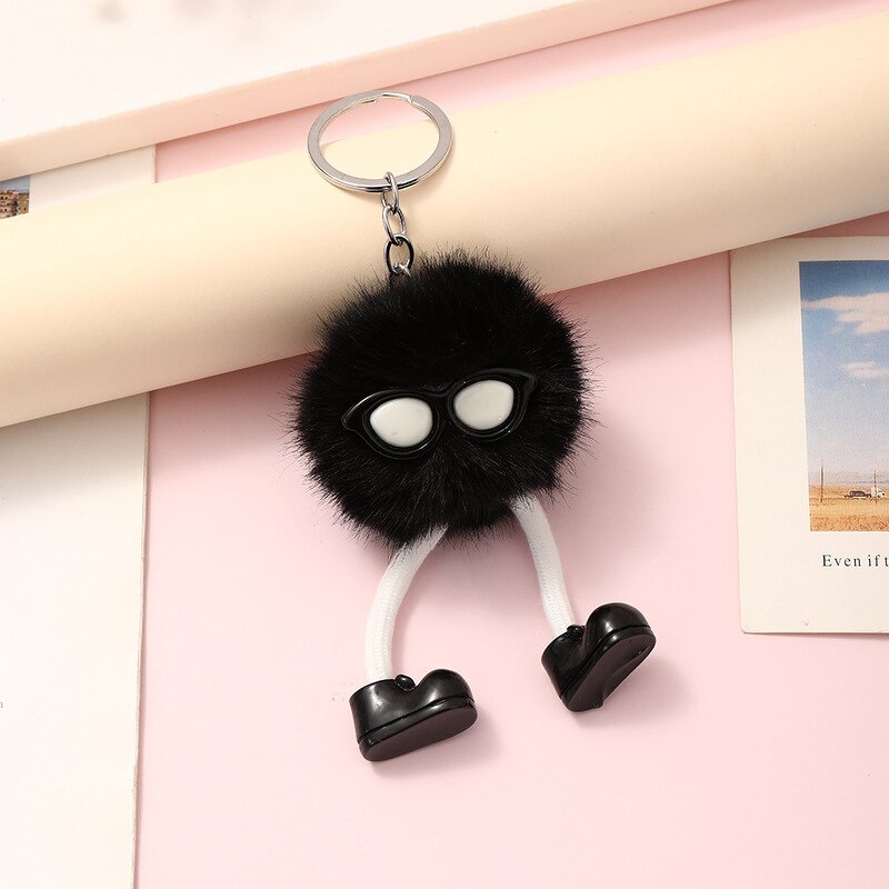 Plush Keychain Factory - Furry Ball with Shoes