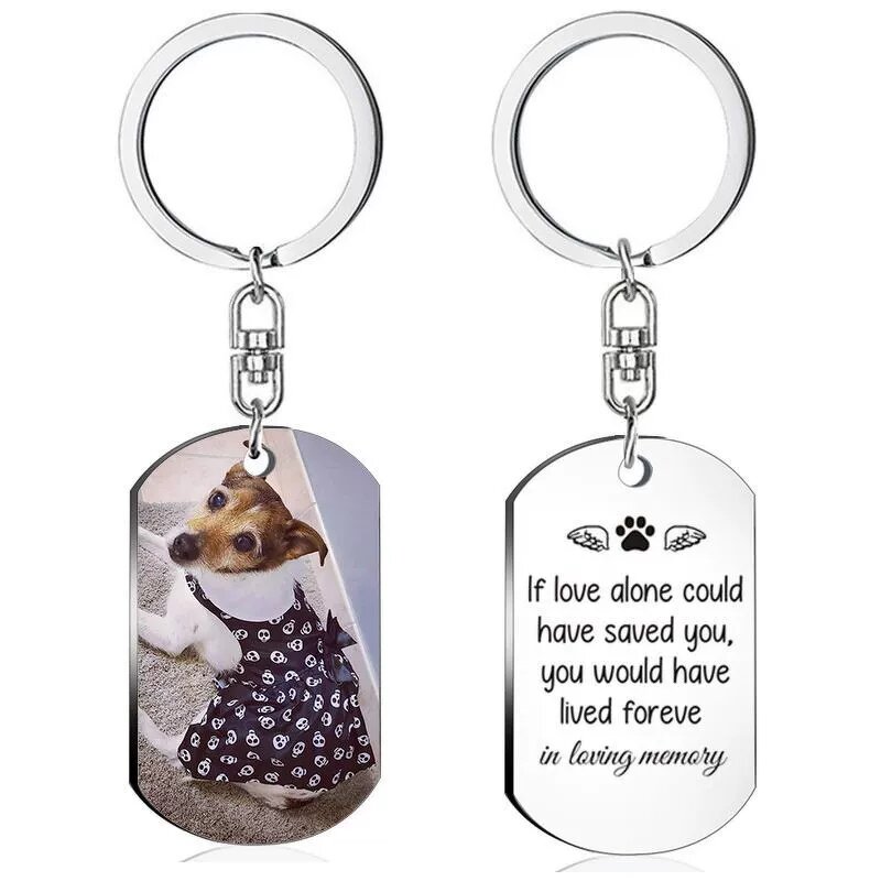 Stainless Steel Keychain Factory - Laser Printed Dog Tag