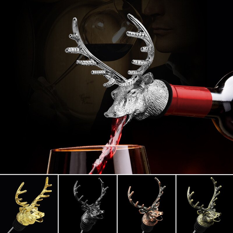 Wine Decanter Factory - Deer Head Wine Pourer
