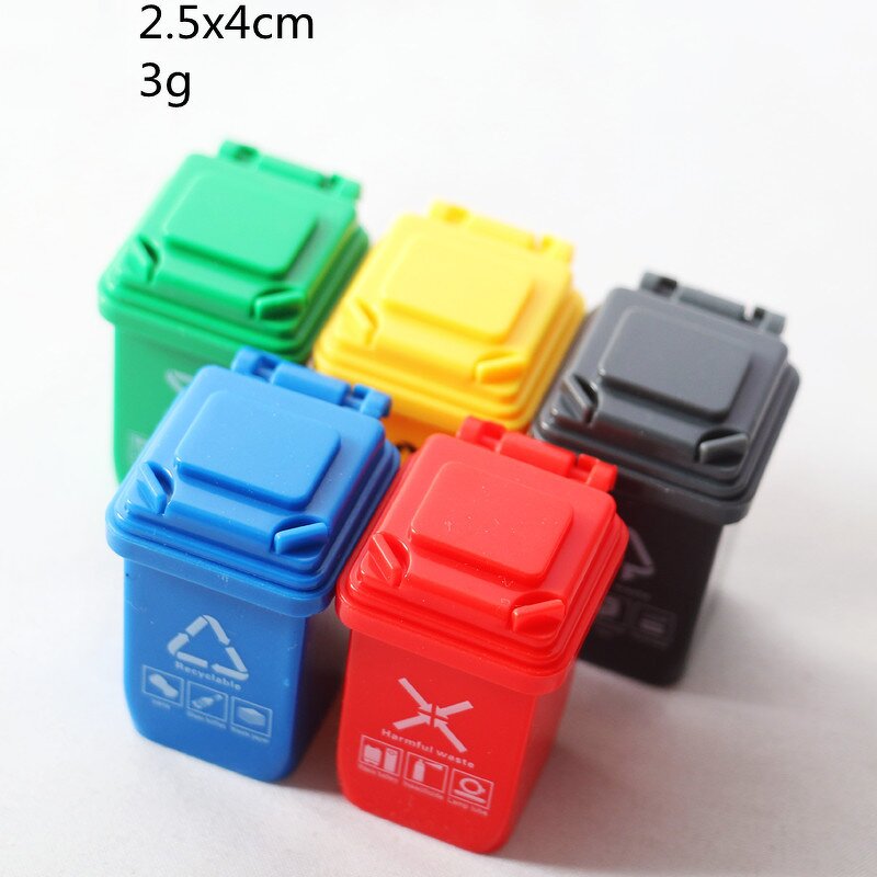 Dollhouse Accessory Factory - Miniature Trash Bin