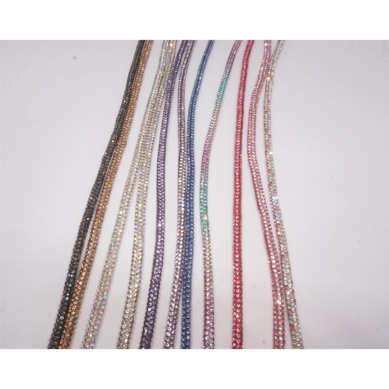 Rhinestone Shoelace Factory - Watercolor Glitter Rope