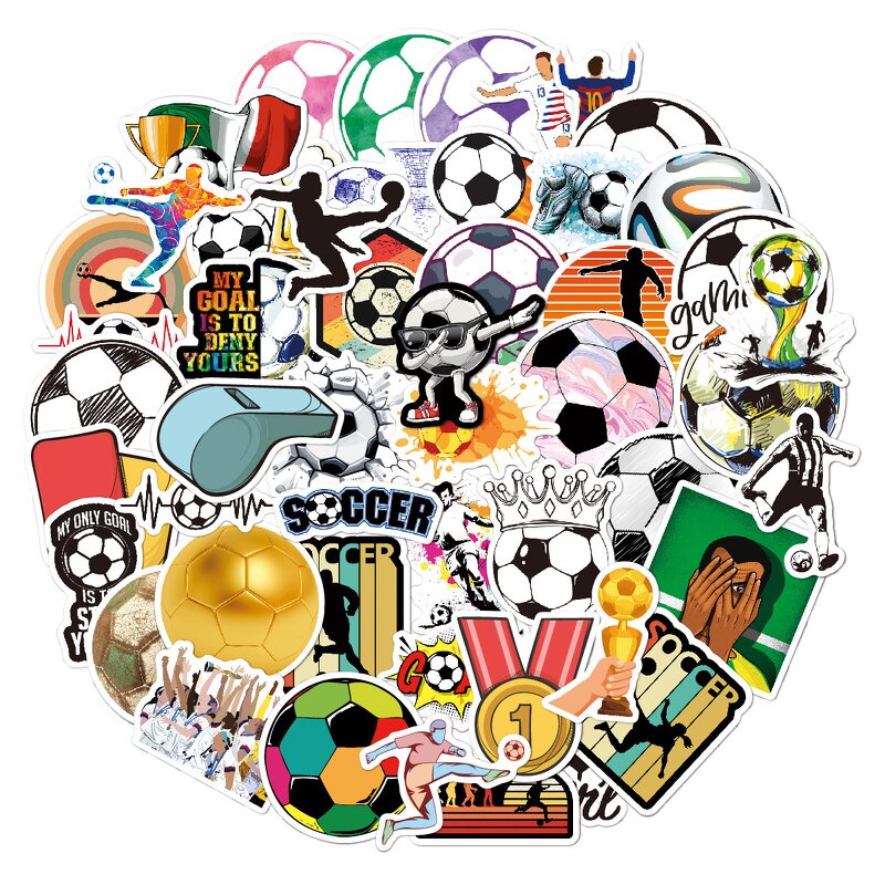 Football Sticker Factory - Waterproof Vinyl Stickers