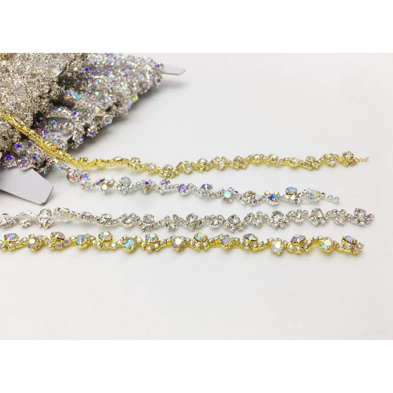 Rhinestone Chain Factory - S-shaped Diamond Decoration