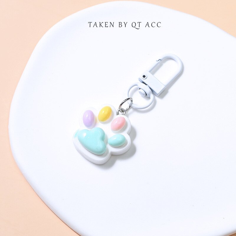 Plastic Keychain Factory - Cartoon Cat Claw Keychain