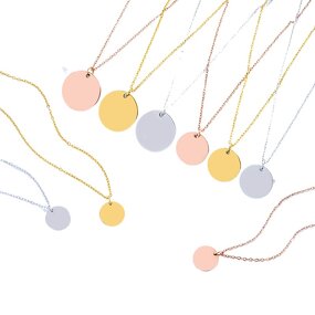 Titanium Steel Necklace Factory - Lettering Pendant Supplier