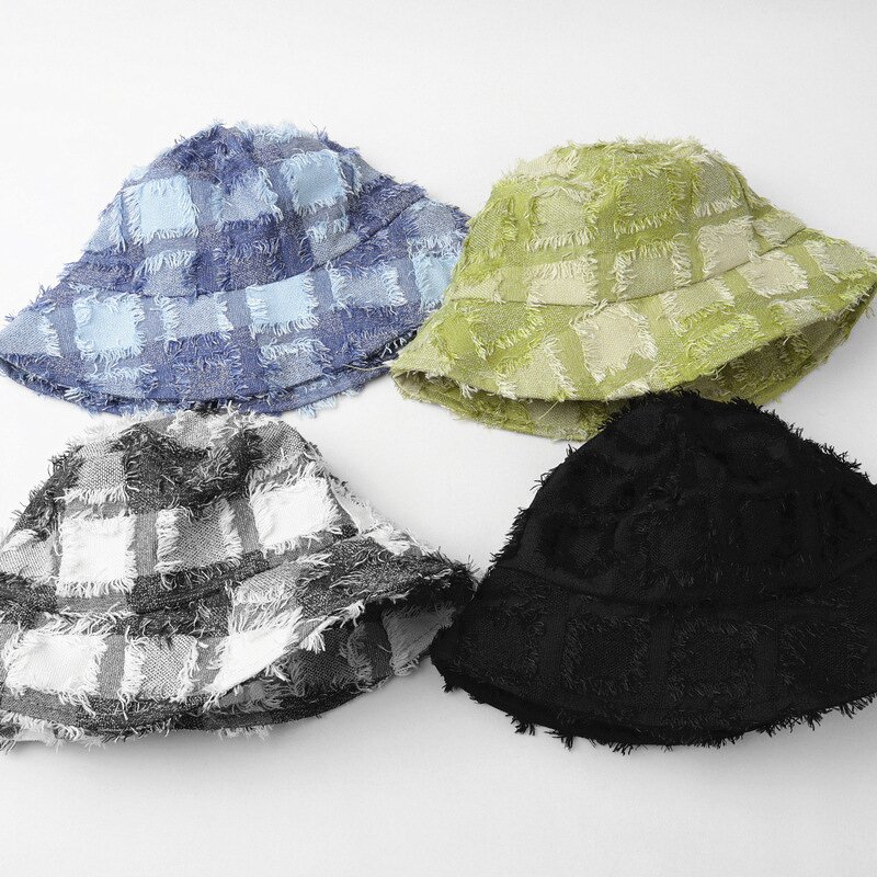 Bucket Hat Factory - Green Plaid Sunshade Hat