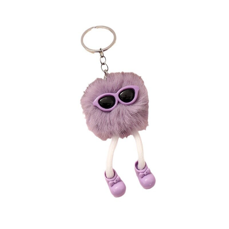 Plush Keychain Factory - Cute Furry Ball with Shoes
