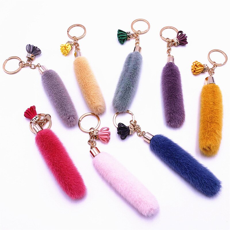 Tassel Keychain Factory - Fuzzy Car Keychain Pendant
