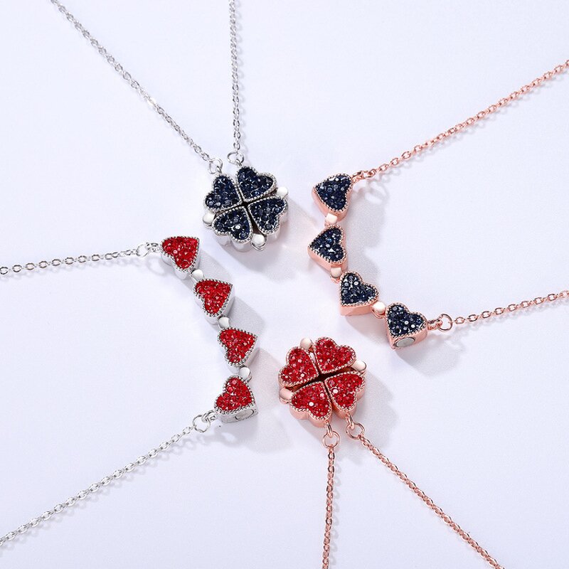 Pendant Necklace Factory - 4 in 1 Crystal Necklace