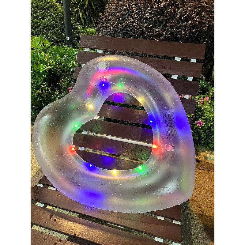 Swim Tube Factory - Heart Shape LED Ring