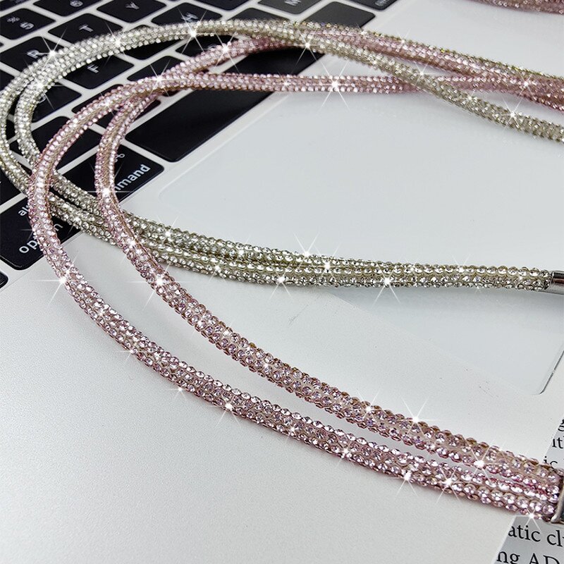 Rhinestone Strap Factory - Bling Waist Chain Lanyard