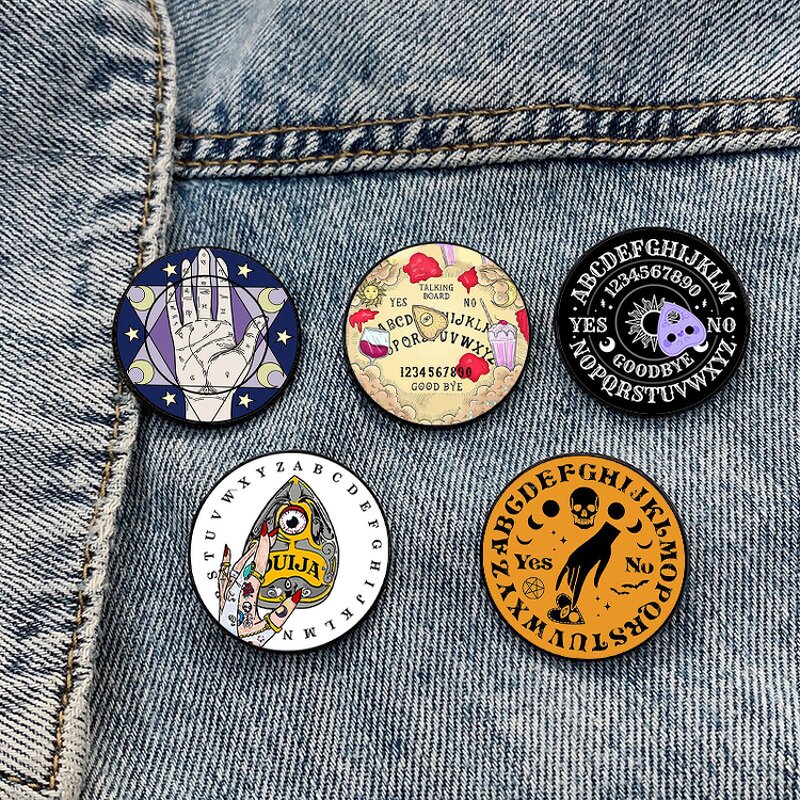 Enamel Pin Factory - Horror Ouija Board Brooch