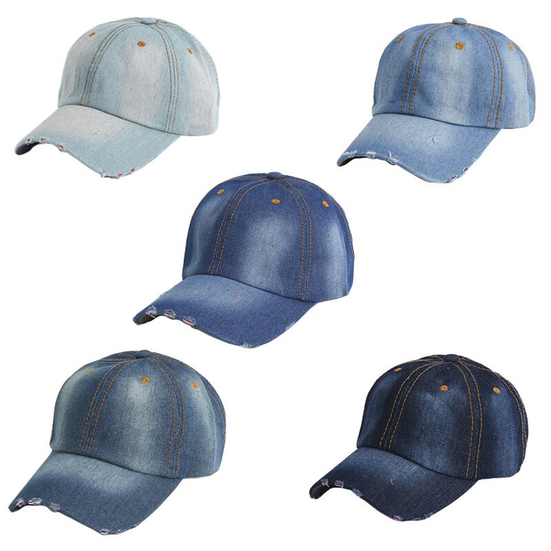 Baseball Cap Factory - Washed Jeans Cowboy Hat
